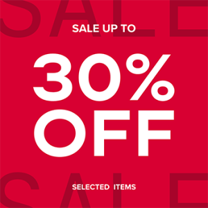 Sale up to 30%